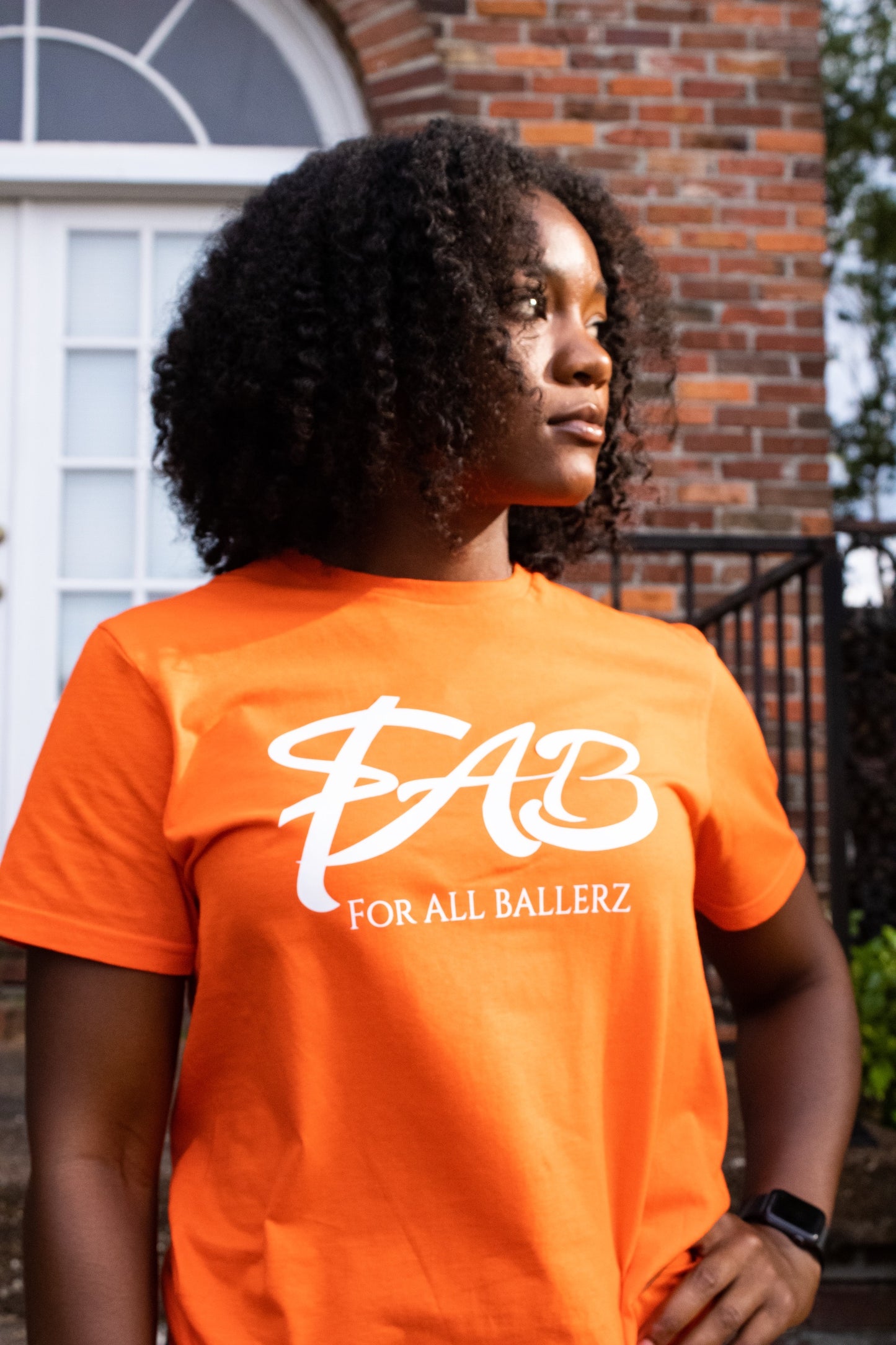 Orange Logo Tee