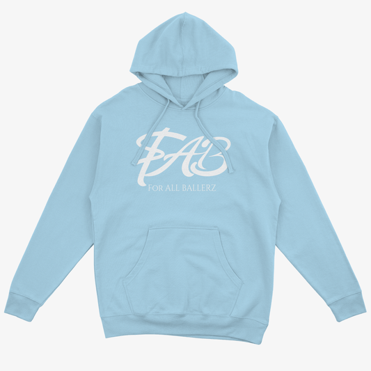 Blue Aqua Logo Hoodie